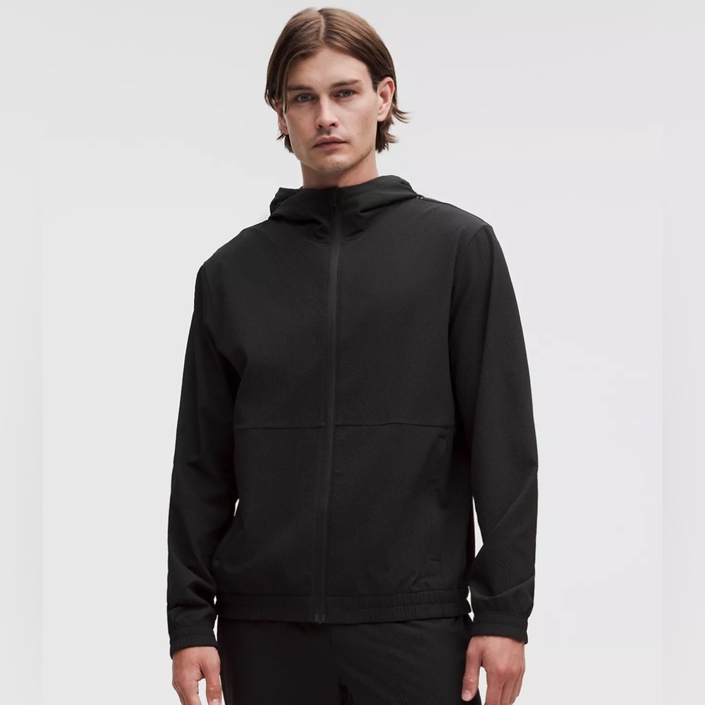 lululemon athletica License to train Men's Black Zip-Up jacket